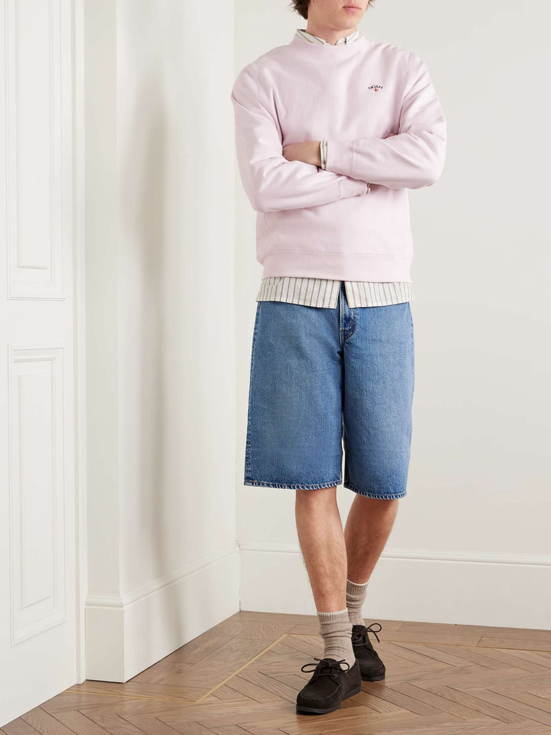 Noah Logo-Embroidered Cotton-Jersey Sweatshirt outlook