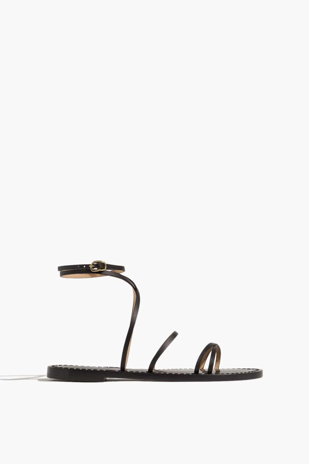 The Constantia Sandal in Black - 1