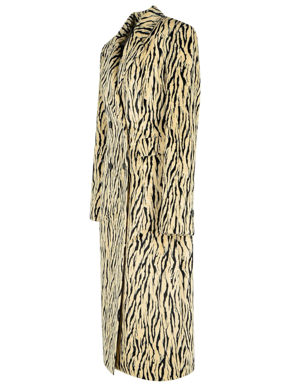 Rotate Printed Faux Fur Coat Women - 2