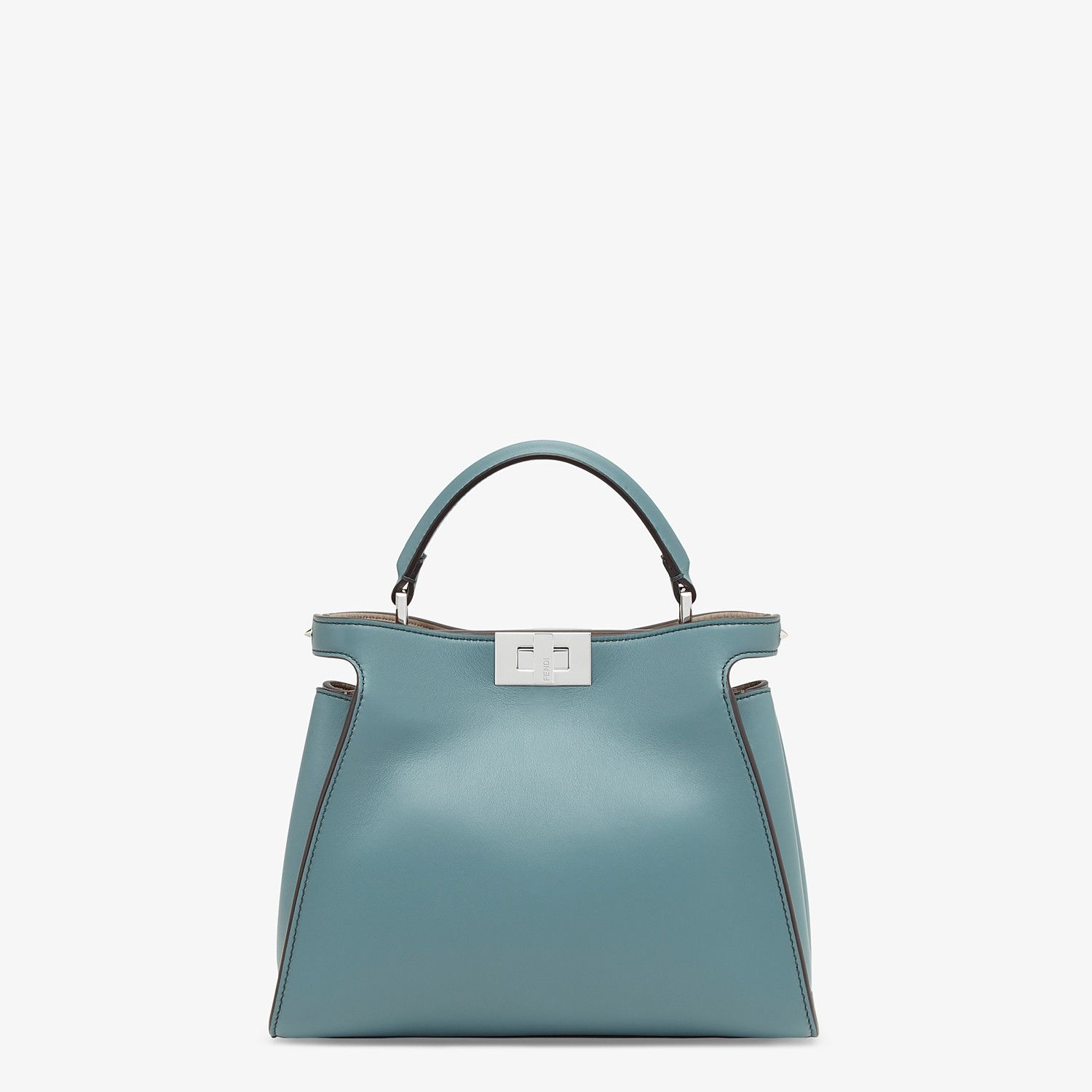 Pale blue leather bag - 1