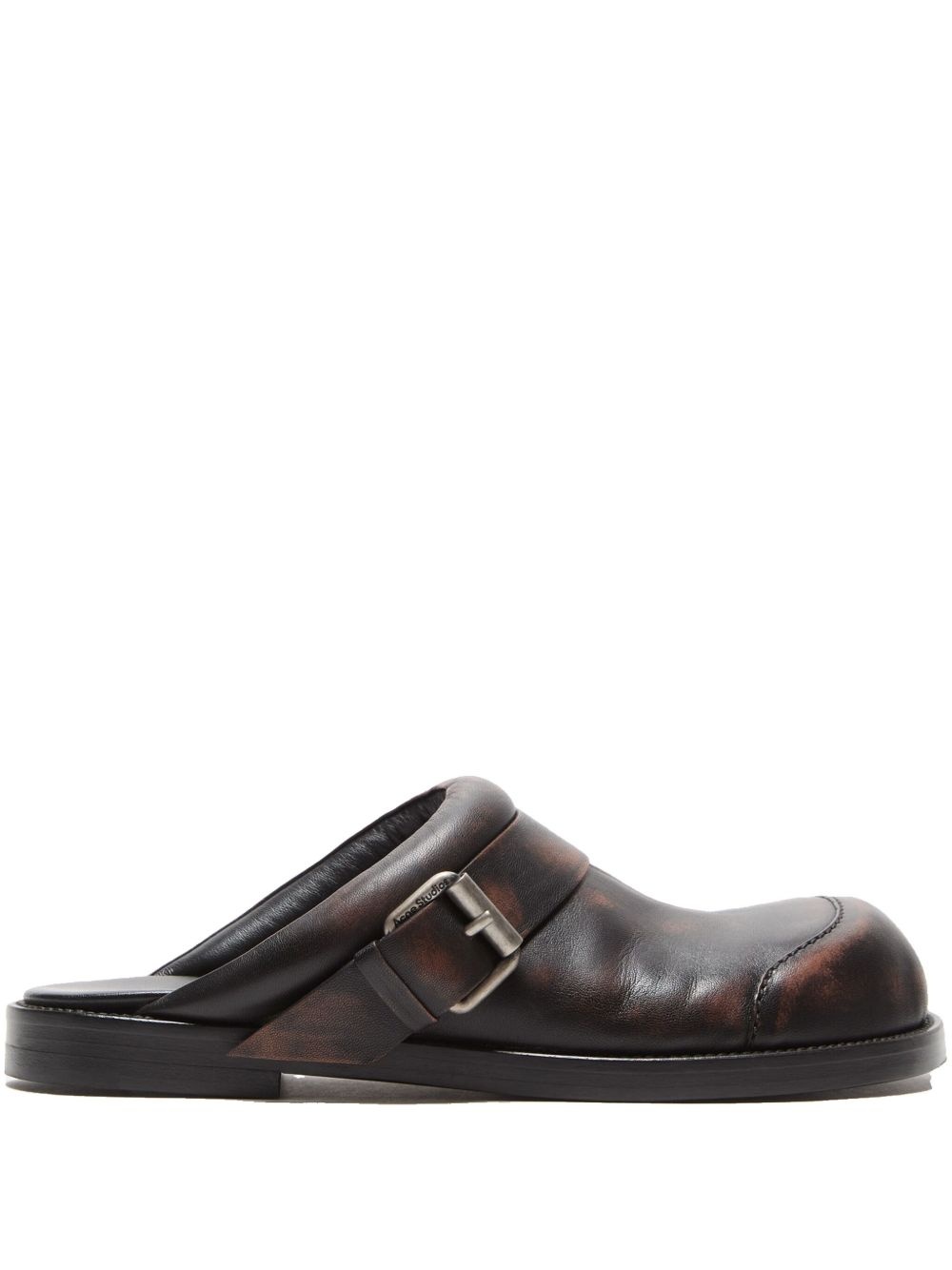 leather mules - 1