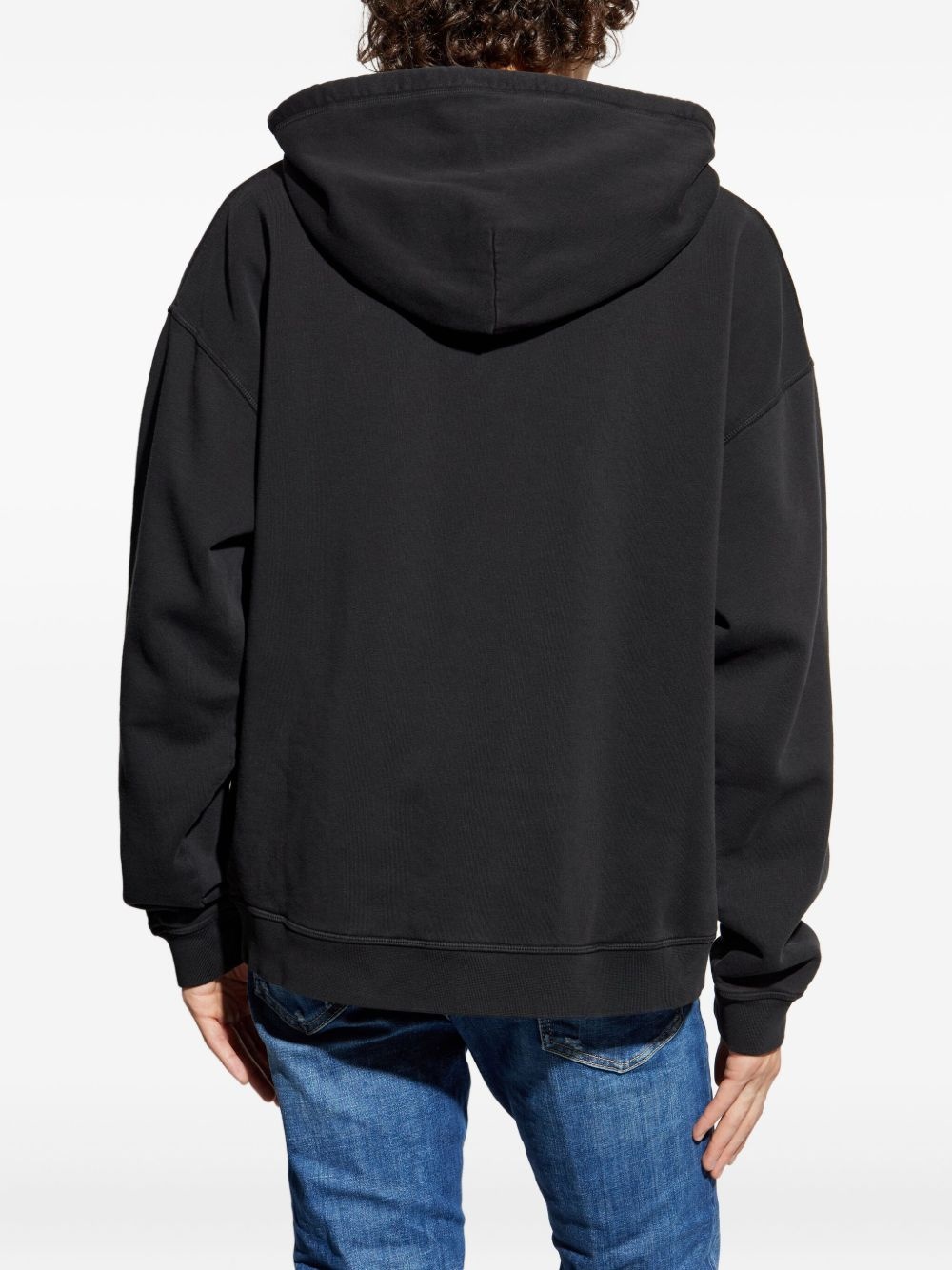 kangaroo-pocket drawstring hoodie - 4