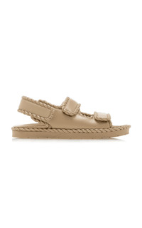 Bottega Veneta Jack Leather Slingback Sandals neutral