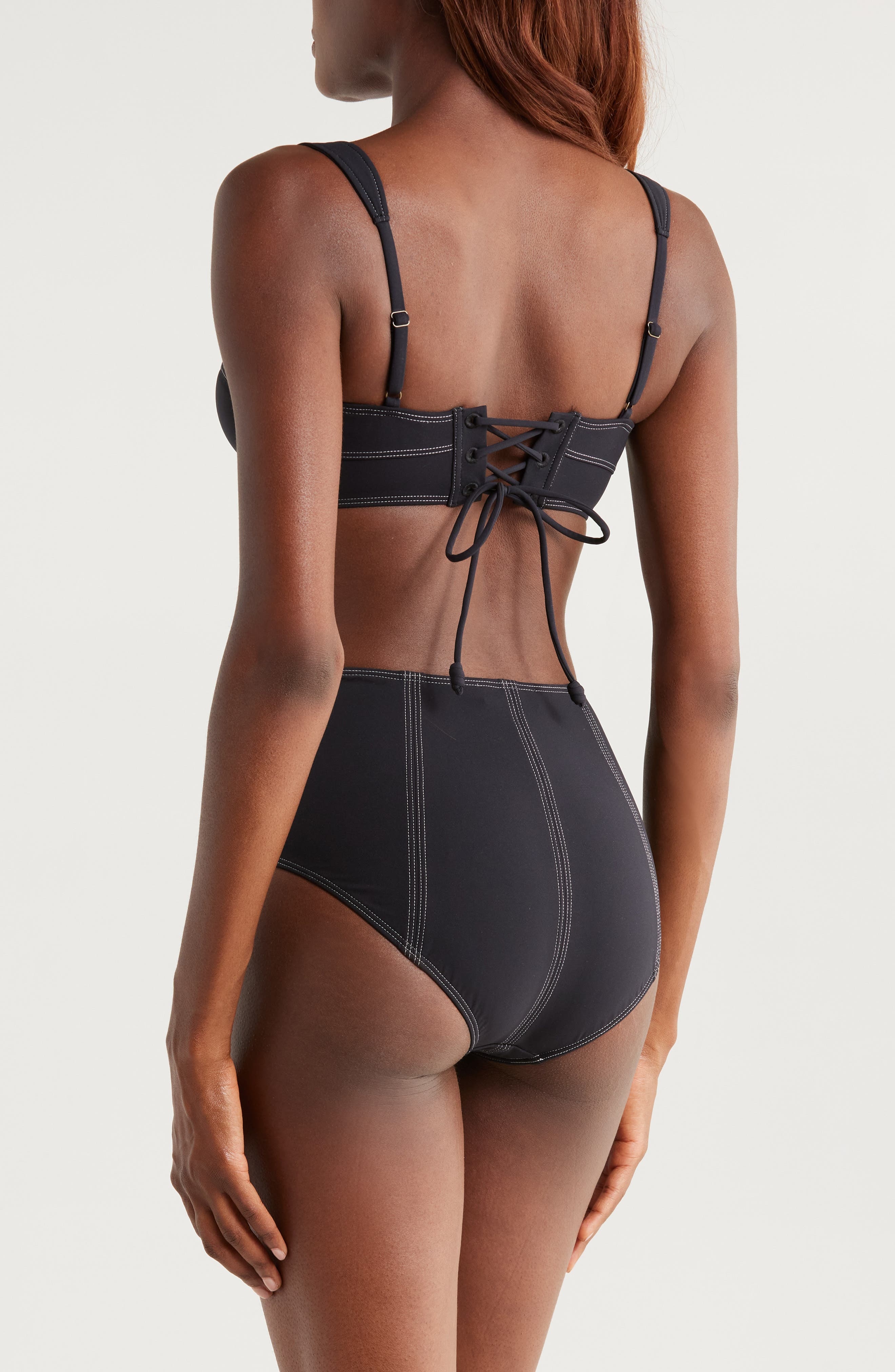 Ulla Johnson Ravello Underwire Bikini Top in Noir at Nordstrom - 9