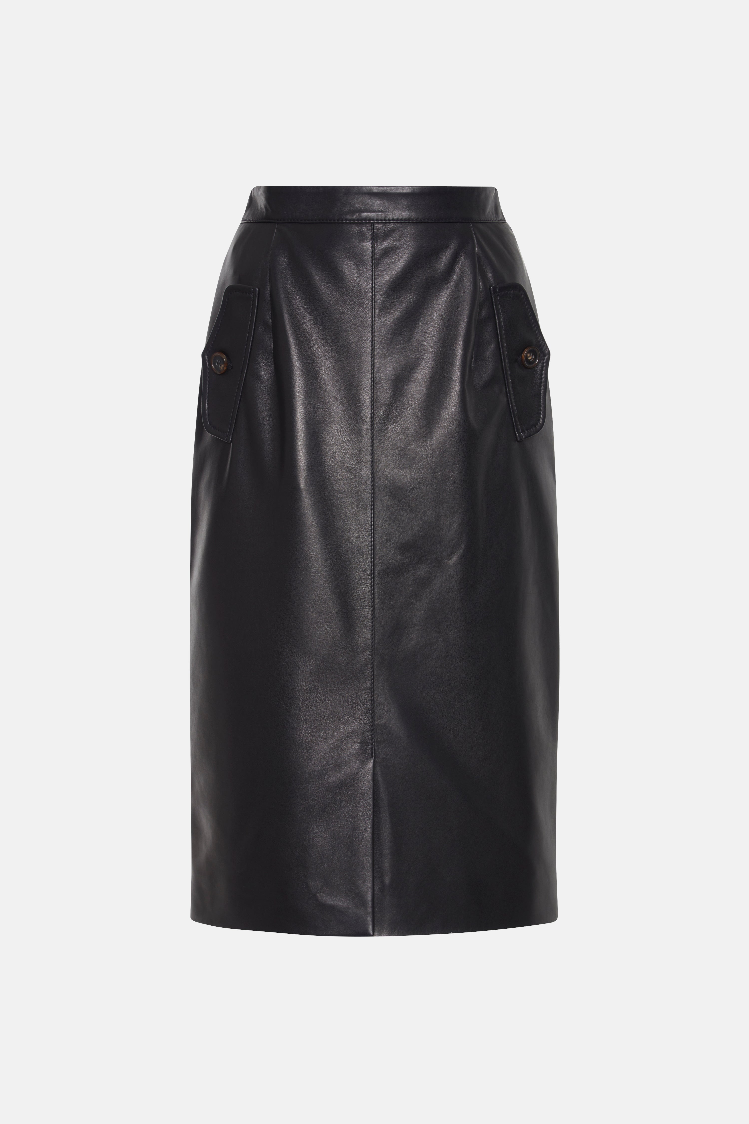 LEATHER SKIRT - 1