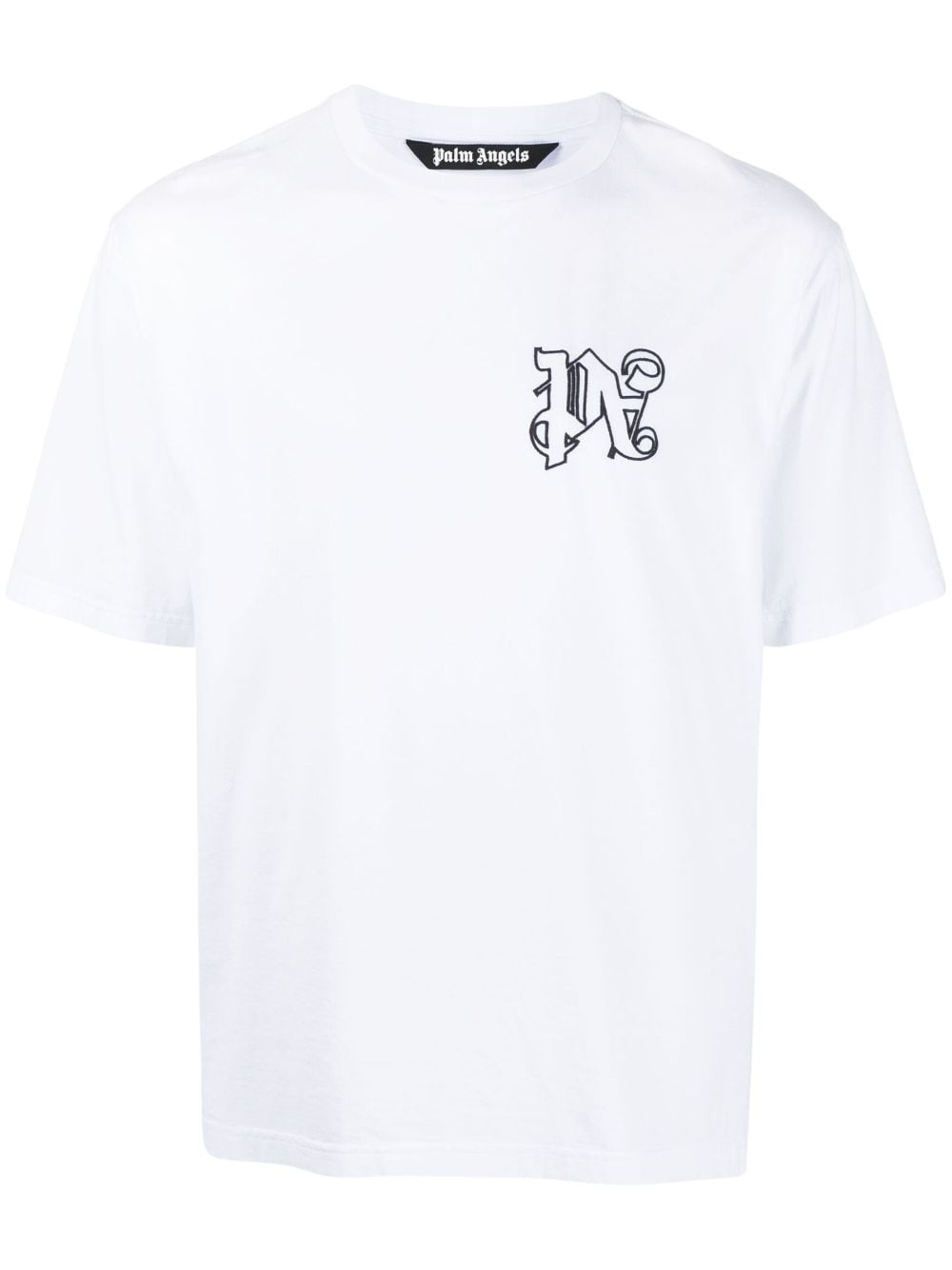 monogram cotton T-shirt - 1