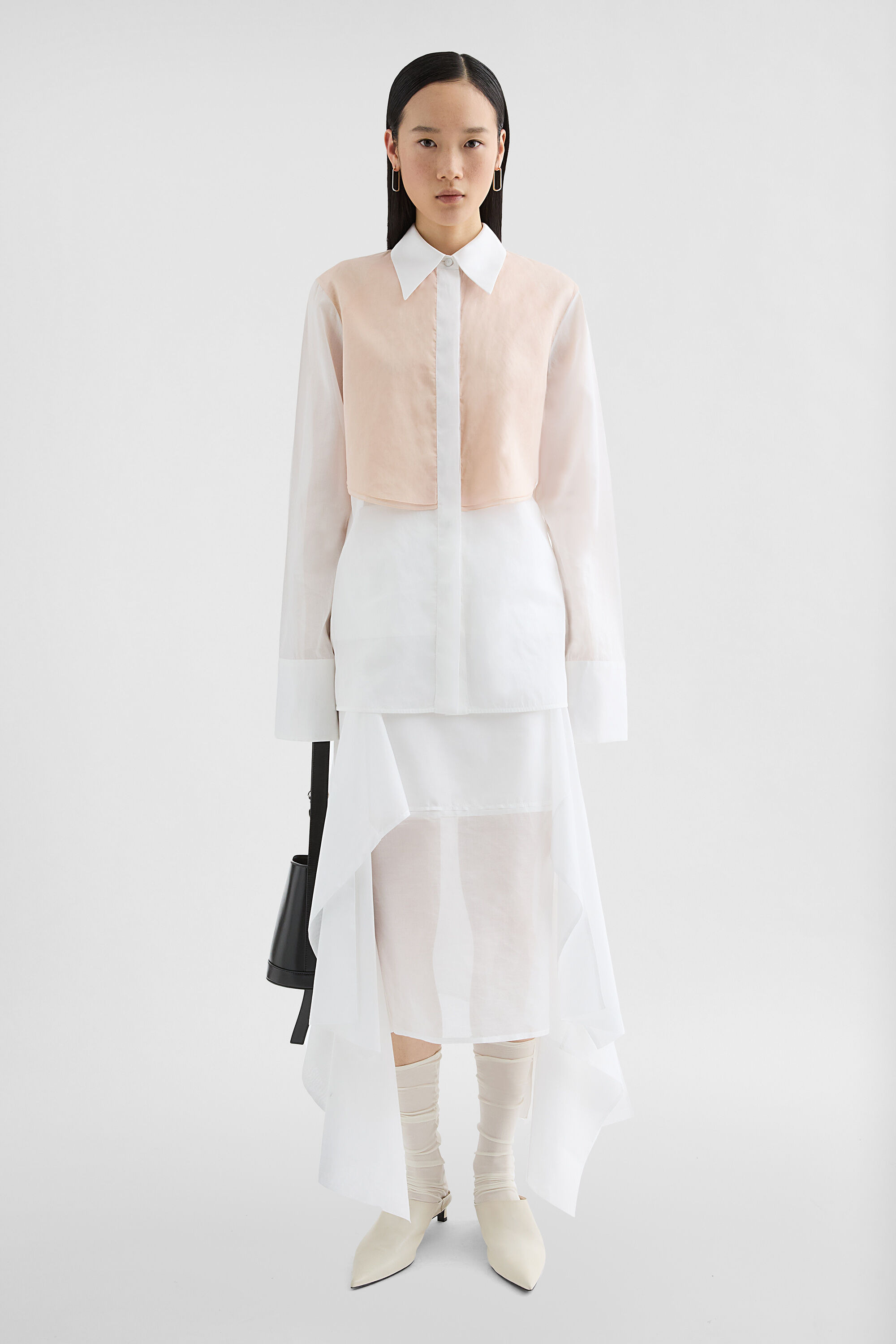 Cotton Muslin Panelled Skirt - 3