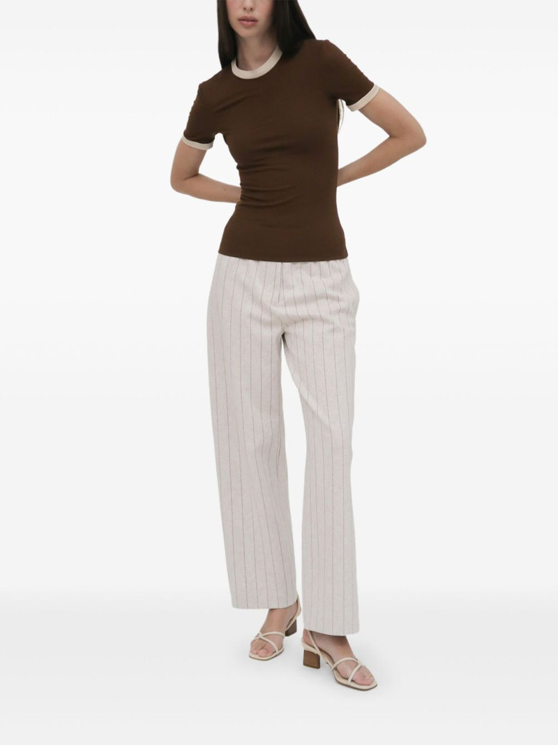 ROSETTA GETTY rib-knit T-shirt outlook