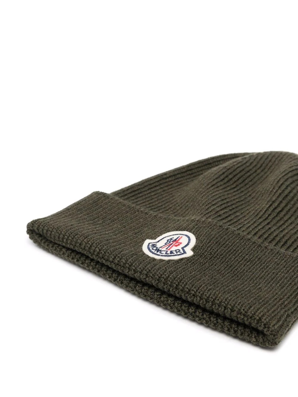 logo plaque beanie hat - 2