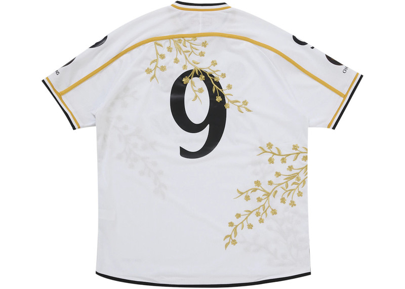Supreme Supreme Floral Soccer Jersey White outlook