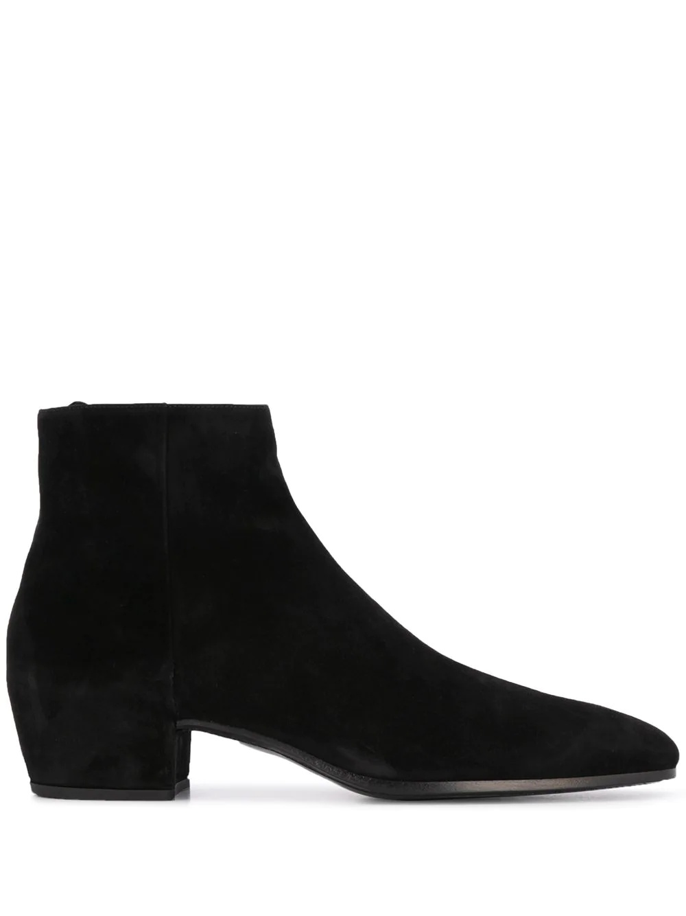 square-toe ankle boots - 1