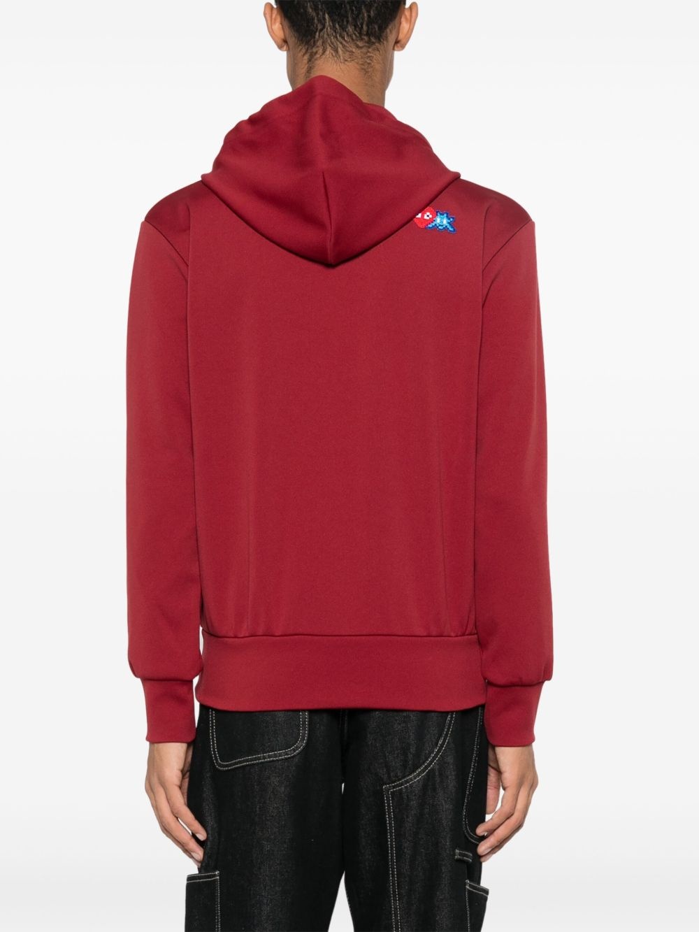 logo-appliqué hoodie - 4