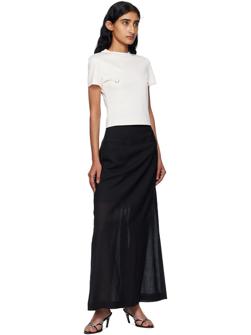 MUGLER White Pierced Baby T-shirt outlook