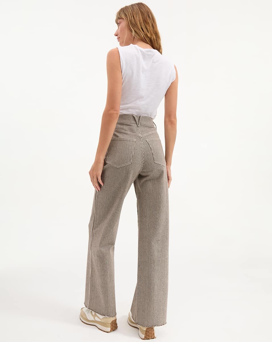 TAYLOR HIGH RISE WIDE LEG JEAN - 6