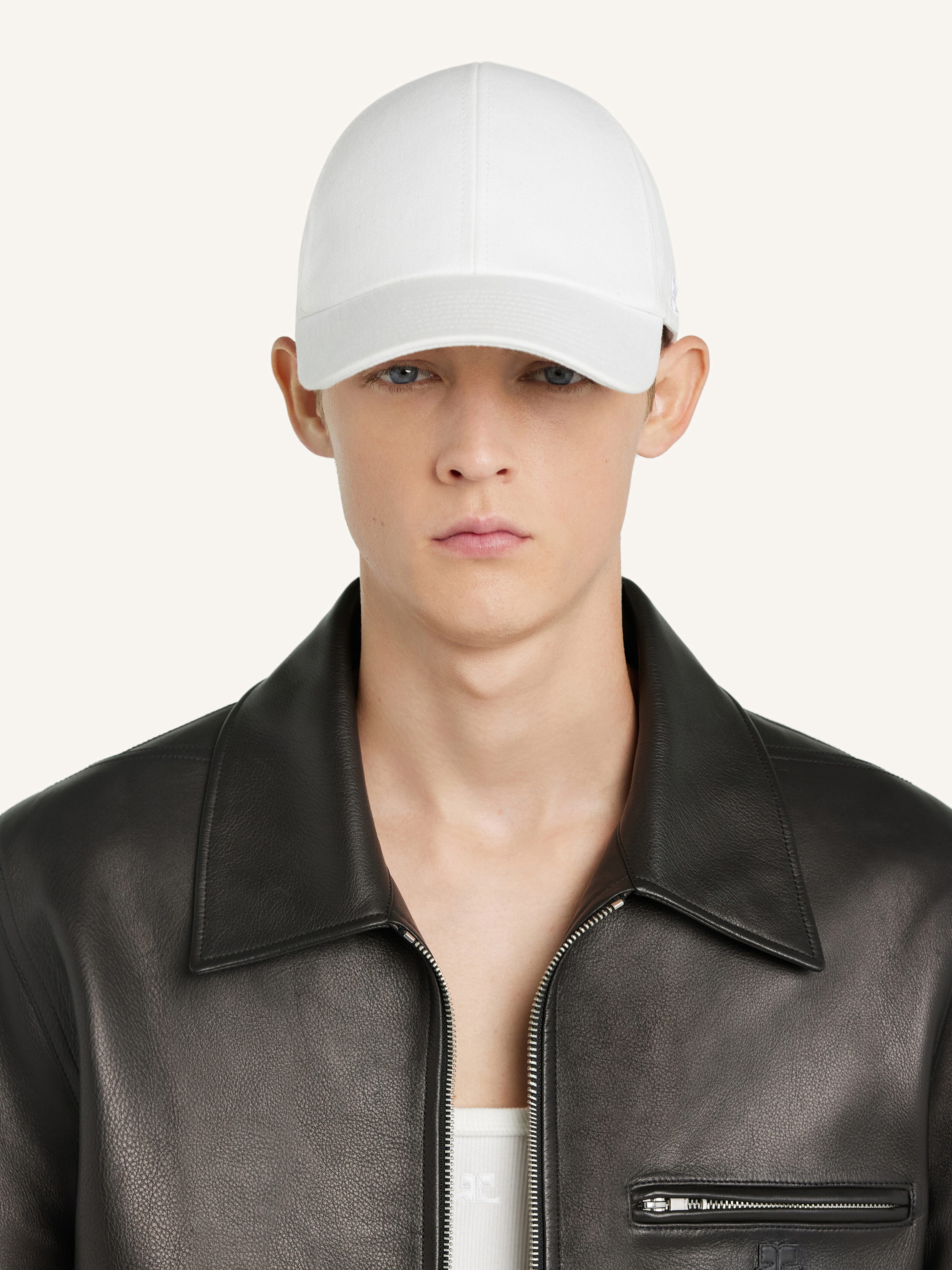 courrèges SIGNATURE AC COTTON CAP | REVERSIBLE