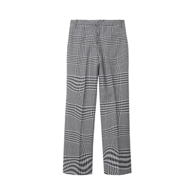 Burberry Burberry Smart Trousers 'Monochrome' outlook