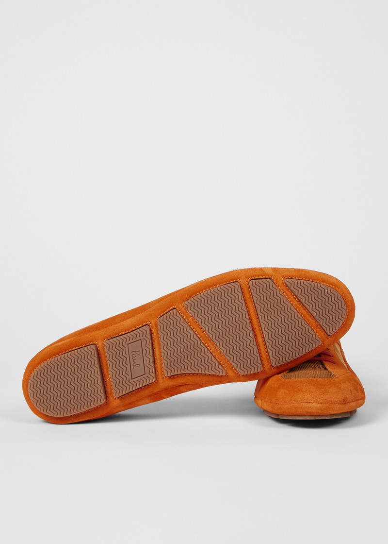 Paul Smith Orange 'Marini' Trainers outlook