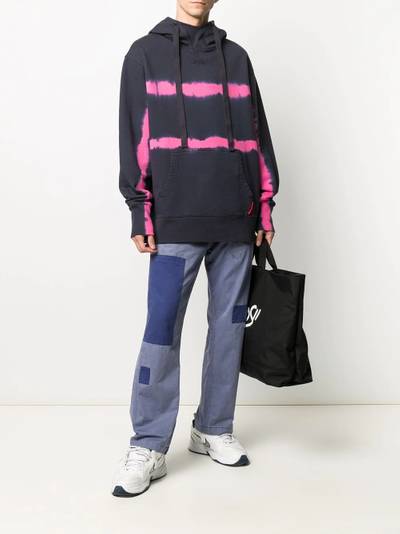 MSGM tie-dye print hoodie outlook