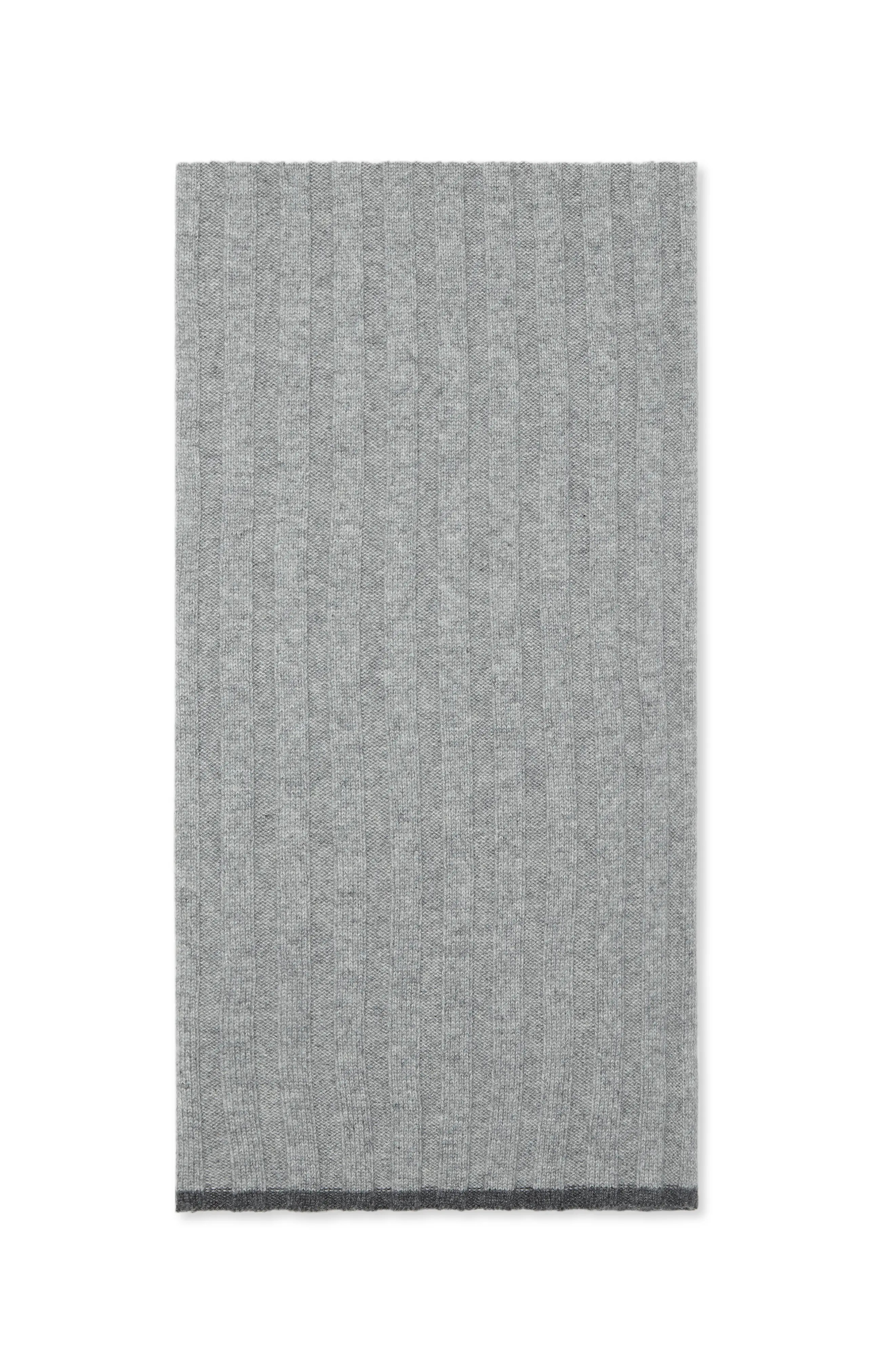 Brunello Cucinelli Cashmere scarf in Light Grey at Nordstrom - 1