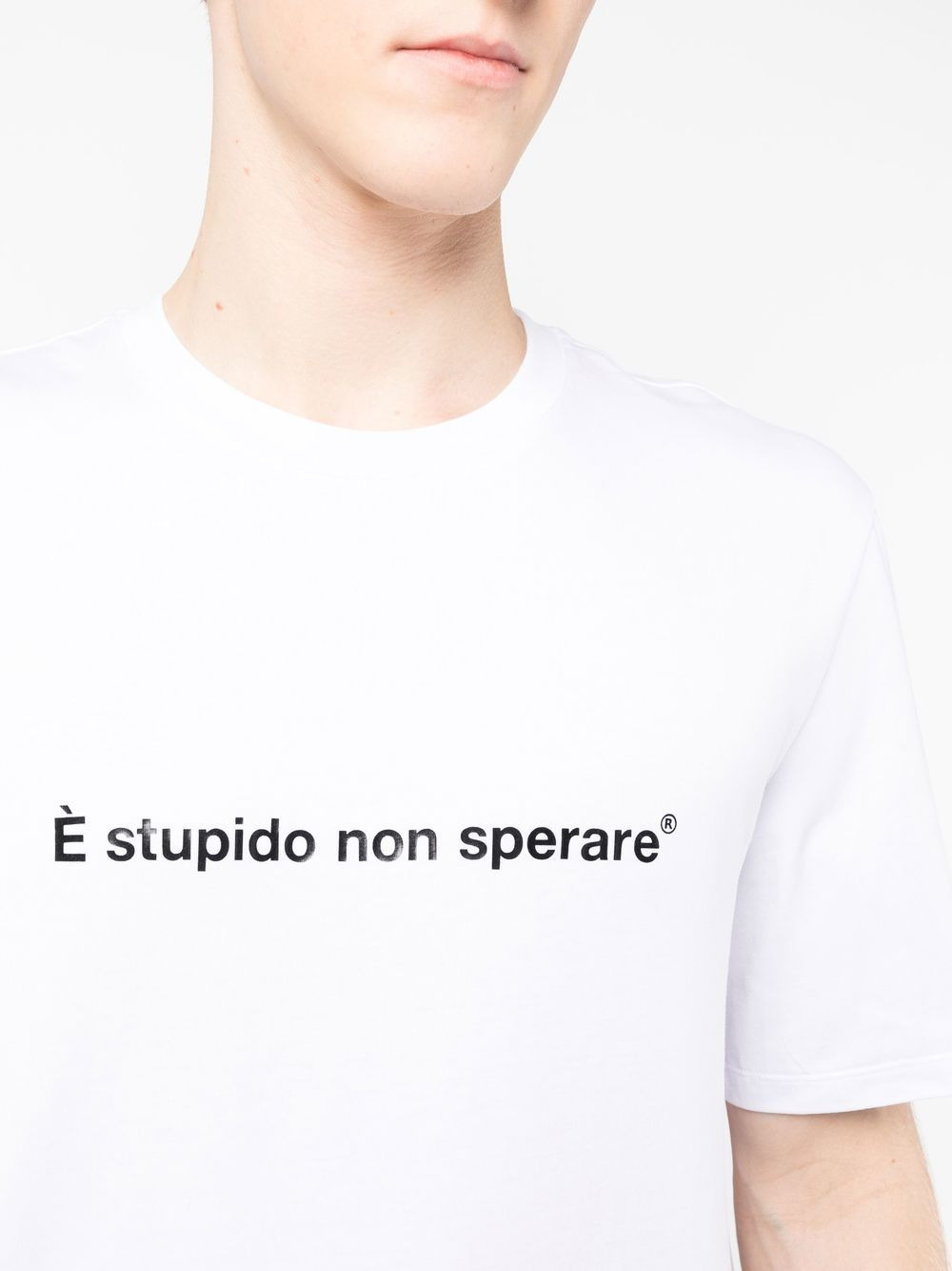 slogan-print cotton T-Shirt - 5