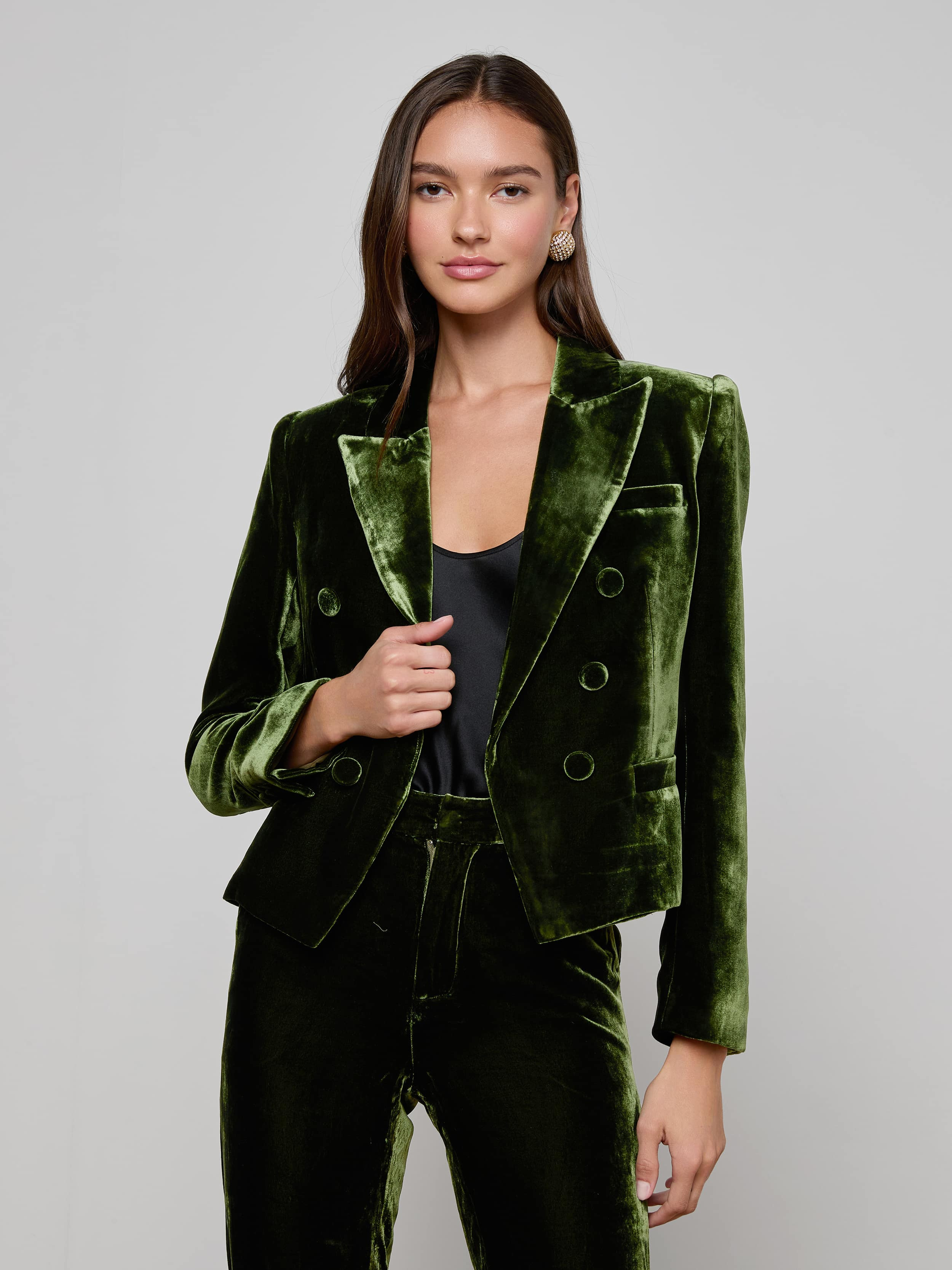 Brooke Velvet Blazer - 2