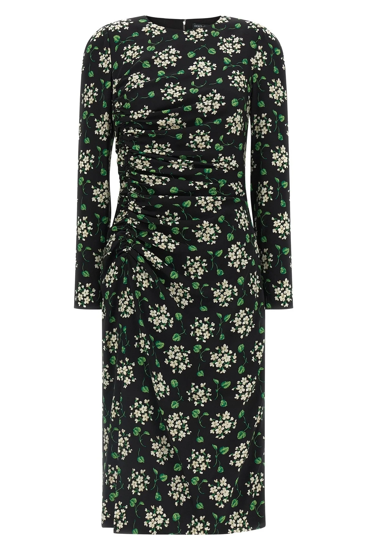 Flower print dress - 1