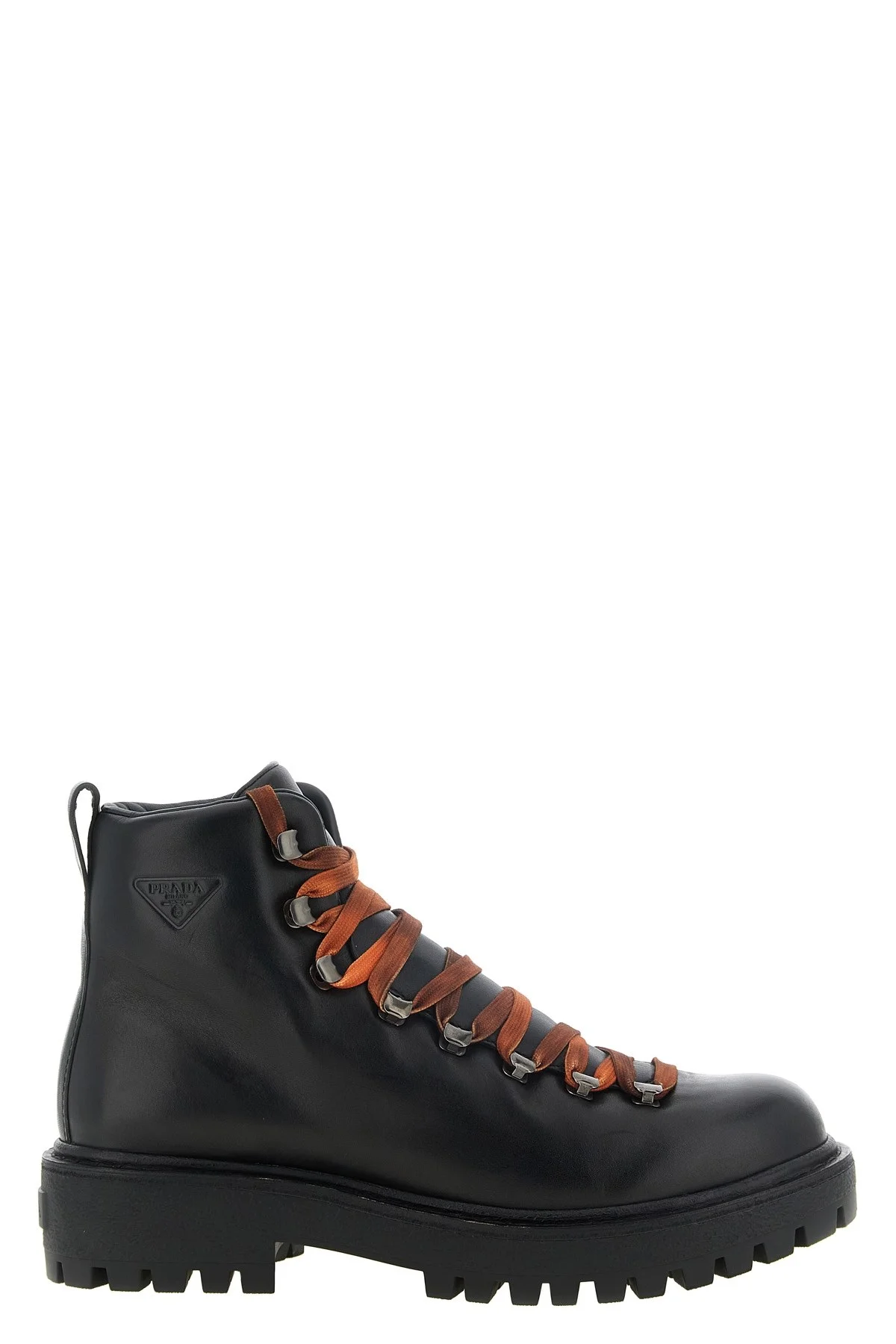 Lace-Up Ankle Boots With Hooks - 1