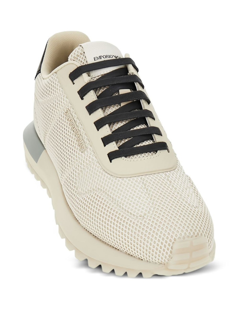 EMPORIO ARMANI mesh sneakers outlook