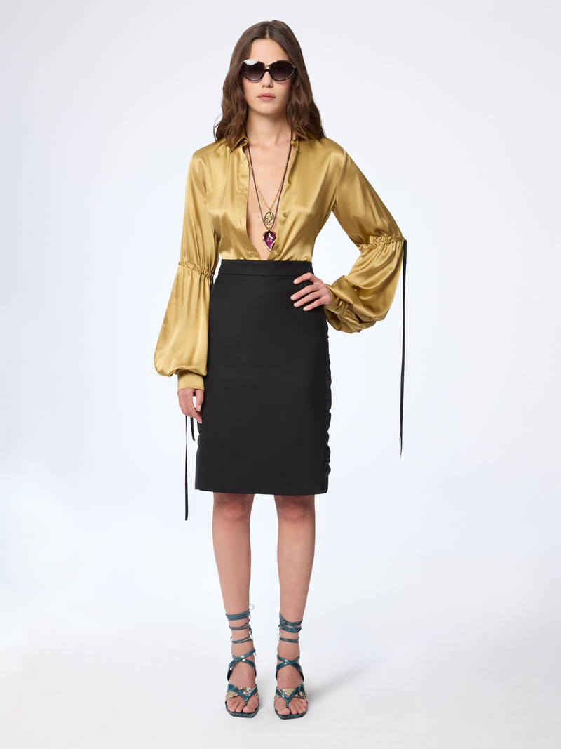 Midi Wool Skirt 1