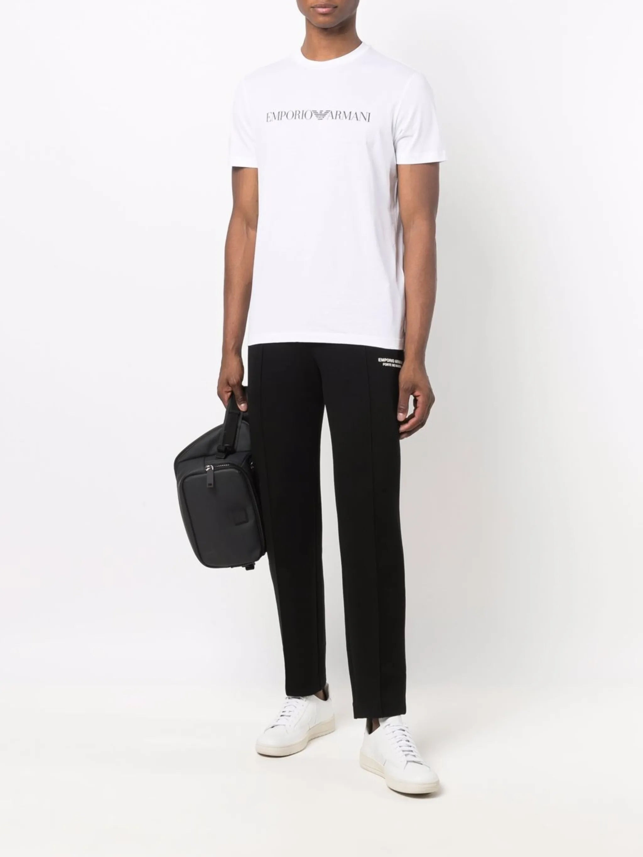 Emporio Armani Logo-print Cotton T-Shirt - 4