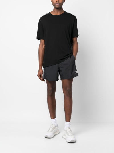 adidas three-stripe running shorts outlook