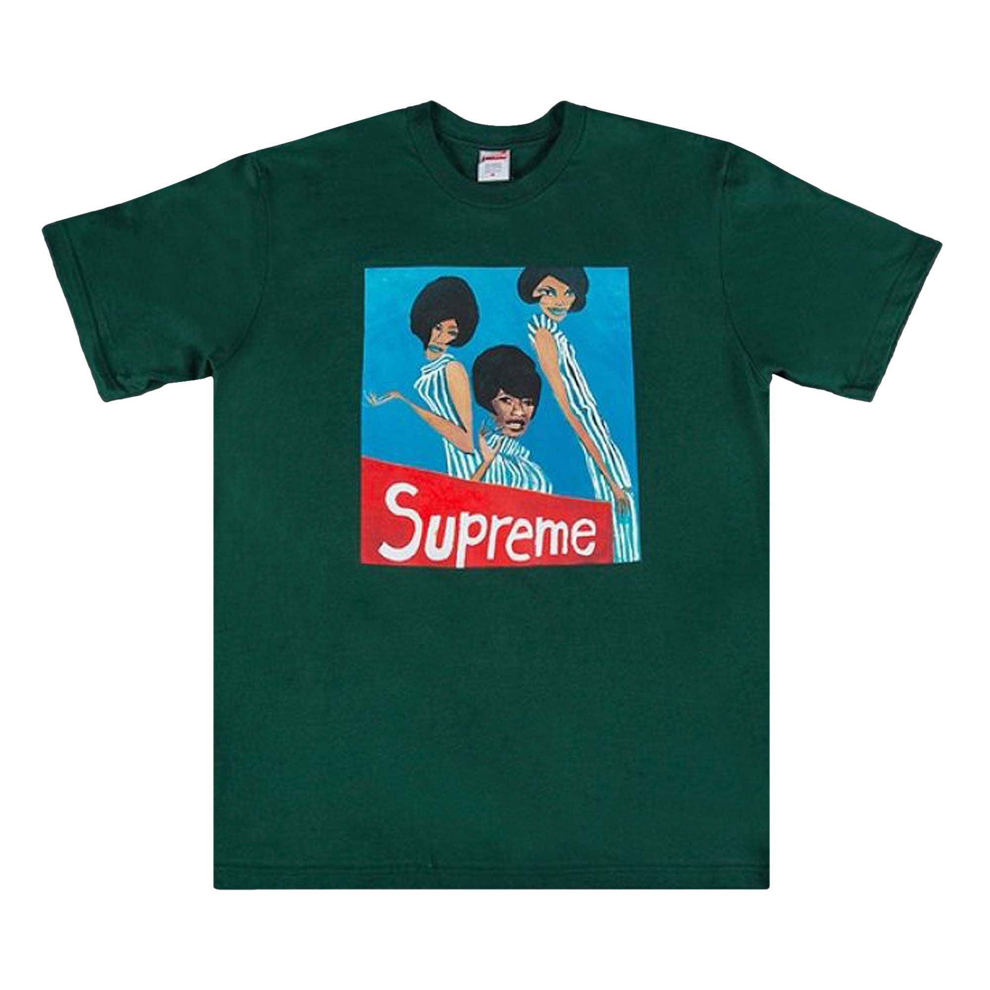 Supreme Group Tee 'Dark Green' - 1