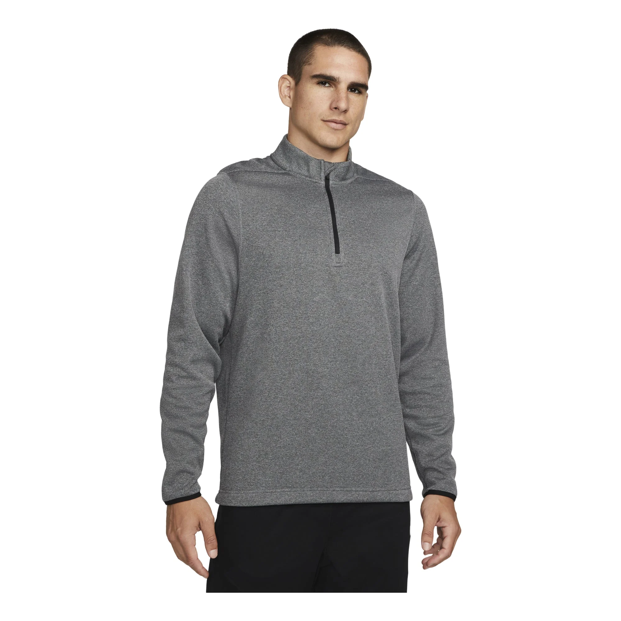 Nike Solid Color Zipper Golf Long Sleeves Hoodie Men's Grey DN1948-010 - 1