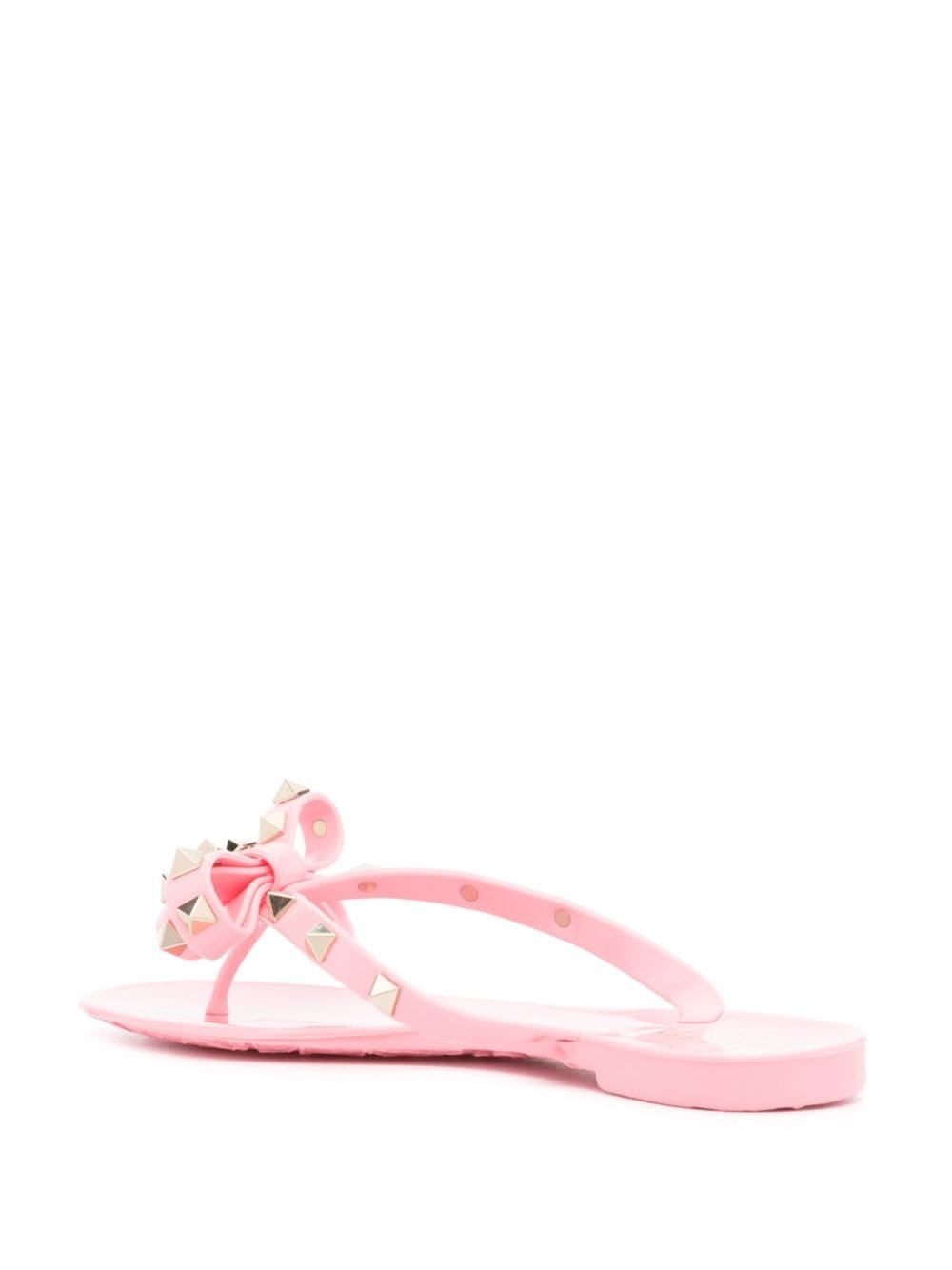 Rockstud bow-embellished flip-flops - 3