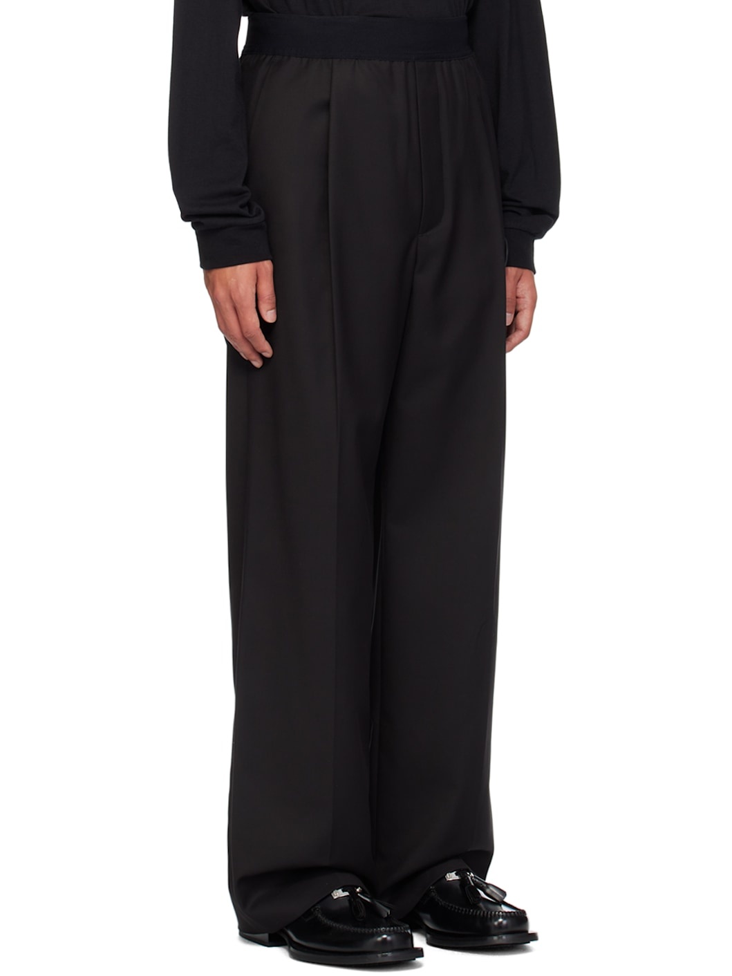 Black Logo Trousers - 2