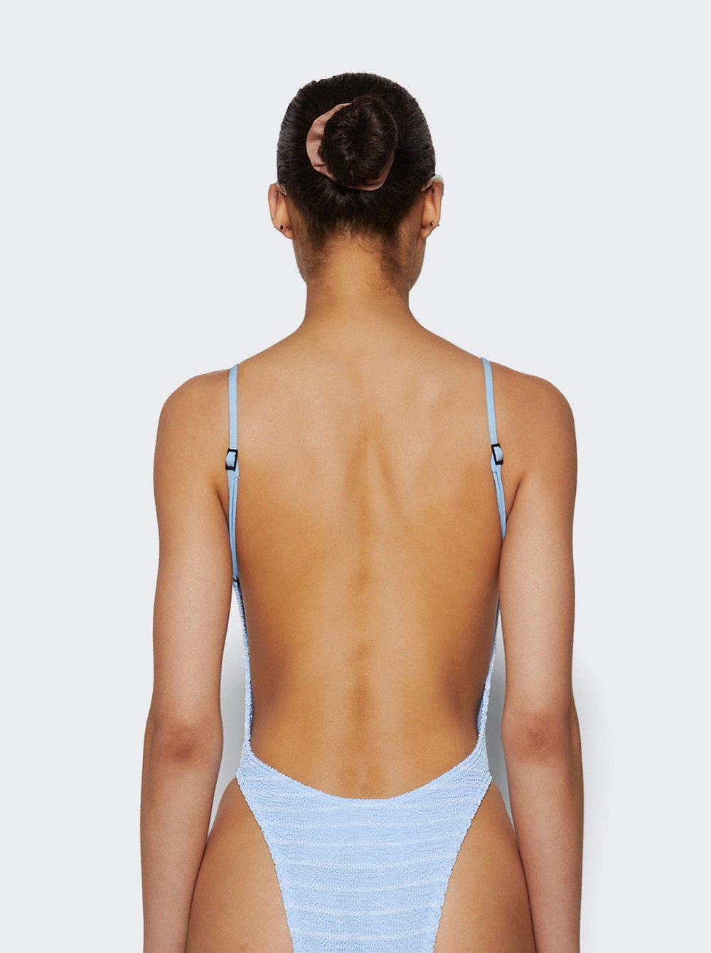Everly One Piece Powder Blue Stripe - 4