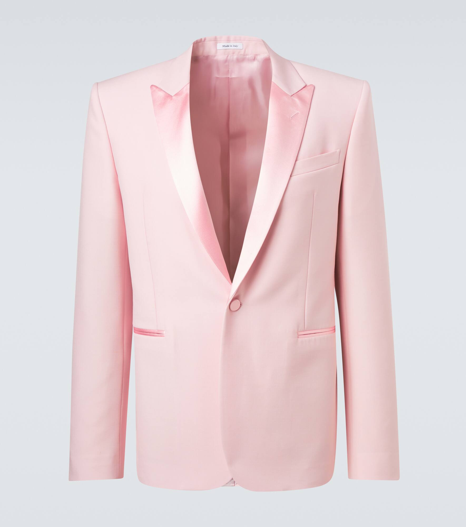 Silk-trimmed wool and mohair blazer - 1