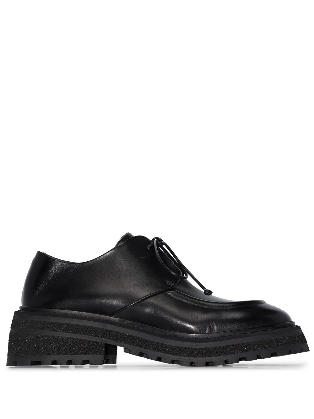 ridged-sole derby shoes - 1