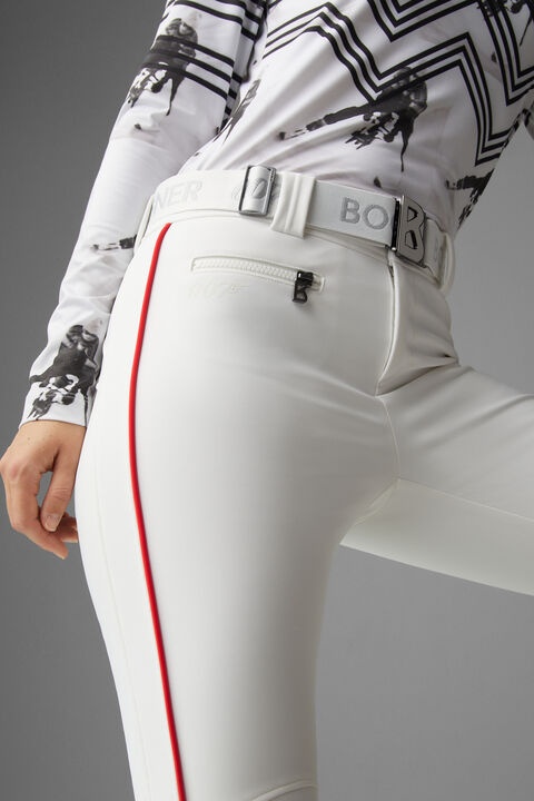 Maddy Ski pants in White/Red - 5
