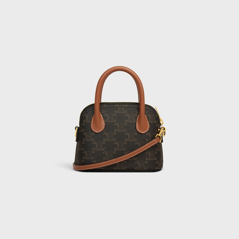 MINI HONORINE IN triomphe canvas and calfskin 3