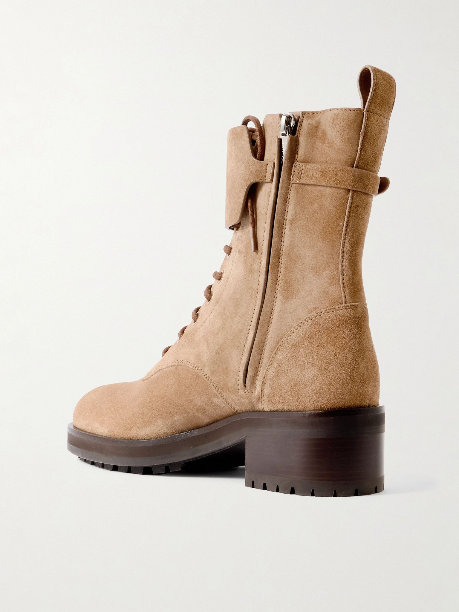 Rosabel 55 suede ankle boots Tan - 3