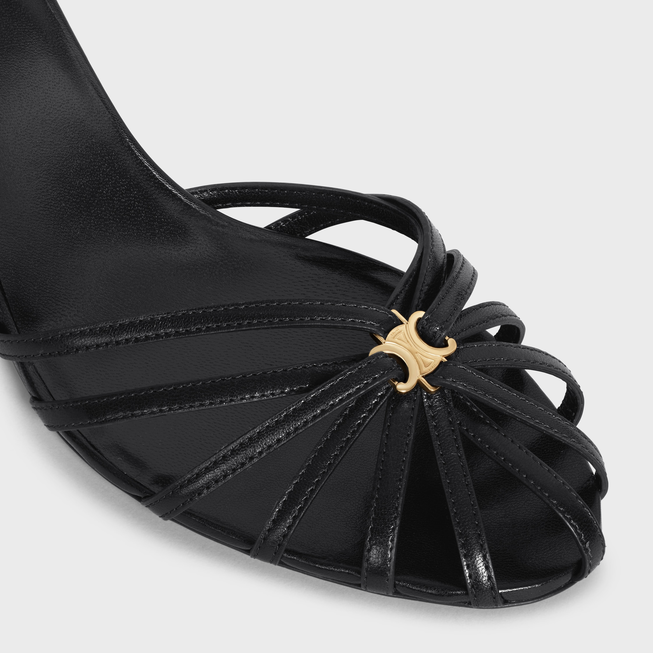 CELINE TRIOMPHE SANDAL in LAMBSKIN - 4