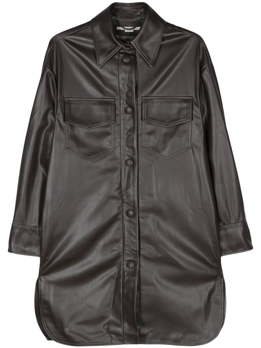 Stella Mccartney Faux-Leather Overshirt - 1