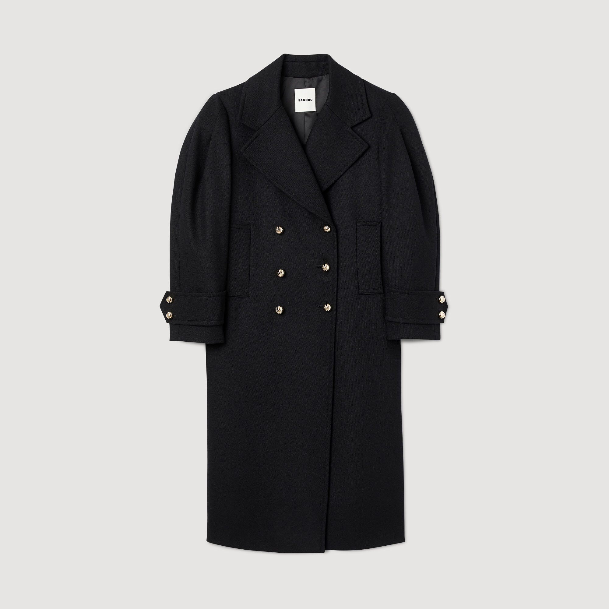 LAPEL COLLAR COAT - 1