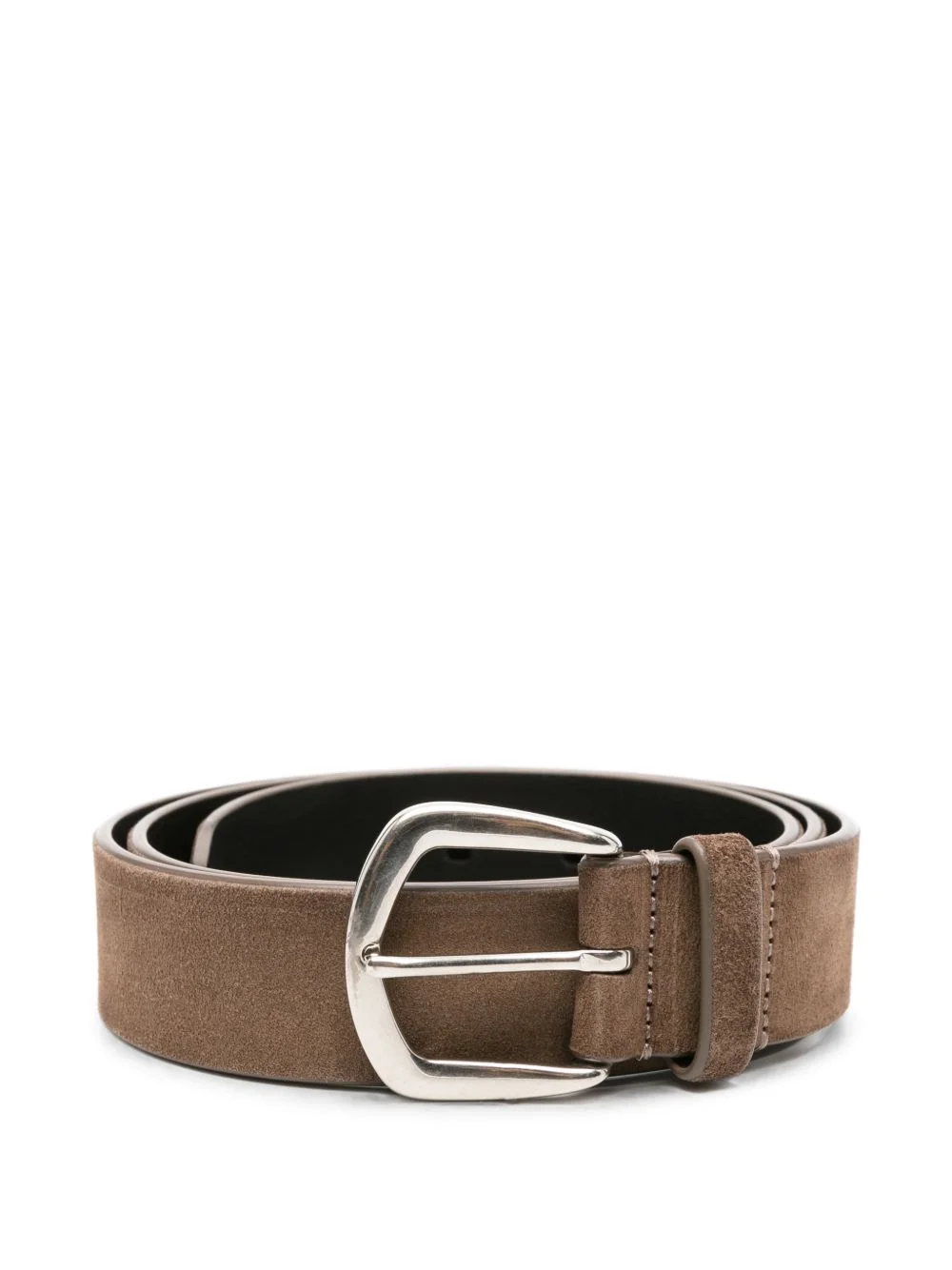 suede buckle-fastening belt - 1