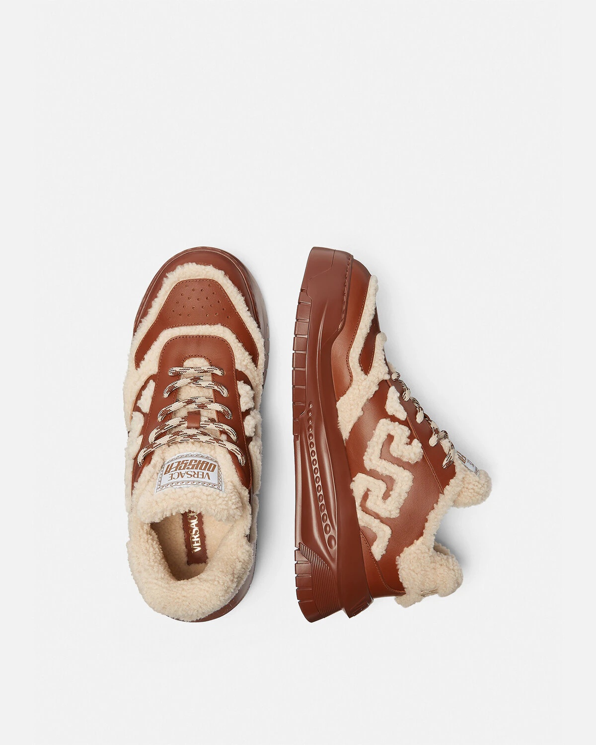 Shearling Greca Odissea Trainers - 3