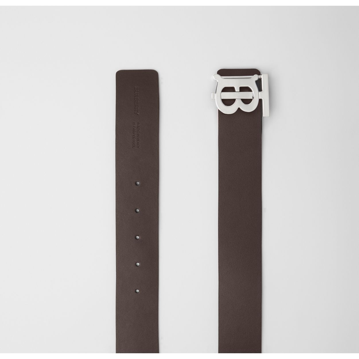 Reversible Monogram Motif Leather Belt - 8