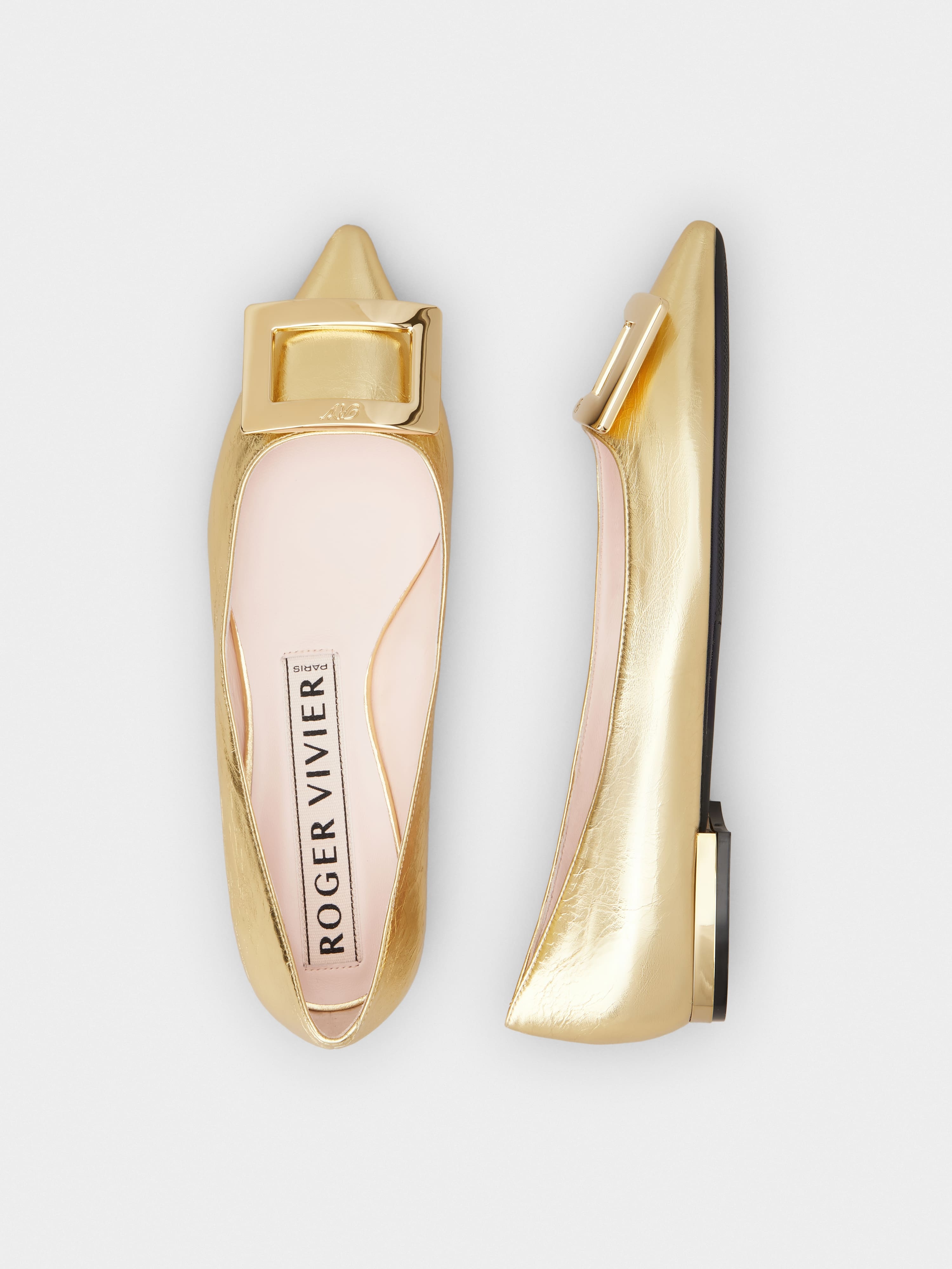 Gommettine Ballerinas in leather - 4