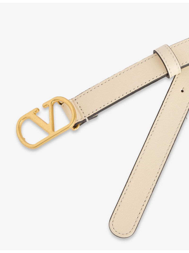 Valentino Vlogo Signature Leather Belt outlook