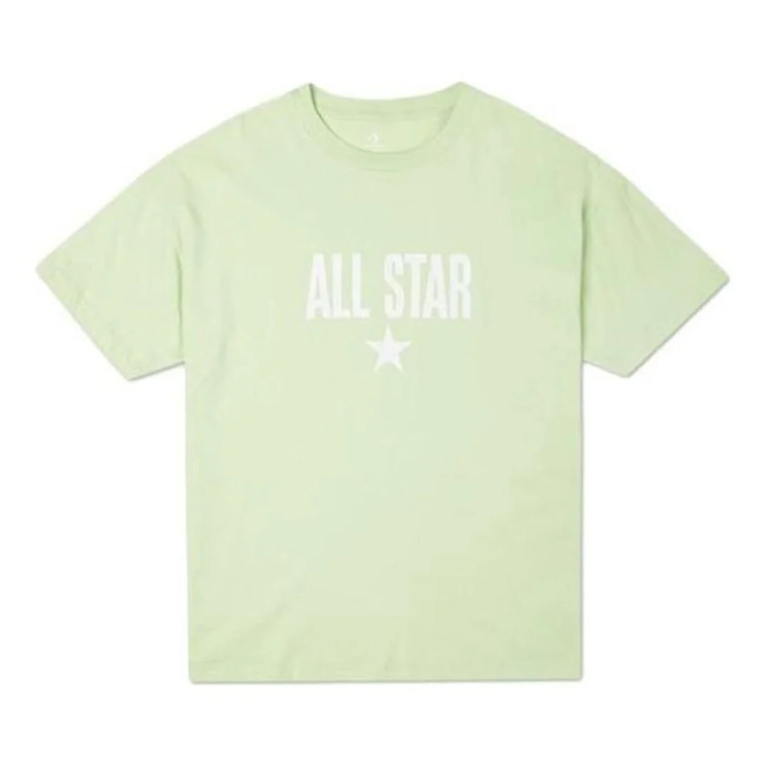(WMNS) Converse Casual T-Shirt 'Green' 10020932-A04 - 1